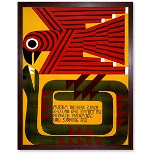 Wee Blue Coo Exhibition Rietberg Museum Zurich Bird Snake Art Print Framed Poster Wall Decor 12x16 inch Wee Blue Coo Exhibition Rietberg Museum Zurich Bird Snake Art Print Framed Poster Wall Decor 12x16 inch