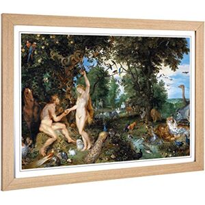 Big Box Art Framed Print of Peter Paul Rubens The Garden of Eden with The Fall of Man Design Wall Art Picture Home Decor for Living Room, Bedroom, Office, Oak, A2 / 24.5x18 Inch / 62x45cm Big Box Art Framed Print of Peter Paul Rubens The Garden of Eden with The Fall of Man Design Wall Art Picture Home Decor for Living Room, Bedroom, Office, Oak, A2 / 24.5x18 Inch / 62x45cm