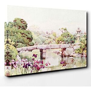 Big Box Art Canvas Print Wall Art Ella Du Cane Japanese Oriental Satake Garden, Tokyo Mounted & Stretched Box Frame Picture Home Decor for Kitchen, Living Room, Bedroom, Multi-Colour, 20x14 Inch Big Box Art Canvas Print Wall Art Ella Du Cane Japanese Oriental Satake Garden, Tokyo Mounted & Stretched Box Frame Picture Home Decor for Kitchen, Living Room, Bedroom, Multi-Colour, 20x14 Inch
