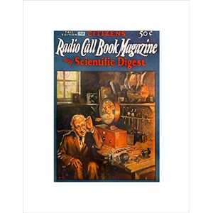 Wee Blue Coo Magazine Book Call Radio 1928 Art Picture Wall Art Print Wee Blue Coo Magazine Book Call Radio 1928 Art Picture Wall Art Print