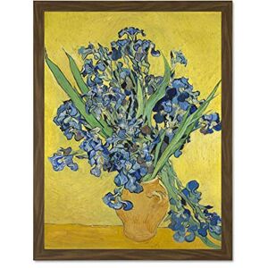 Fine Art Prints Van Gogh Irises Painting Large Framed Art Print Poster Wall Decor 18x24 inch Fine Art Prints Van Gogh Irises Painting Large Framed Art Print Poster Wall Decor 18x24 inch