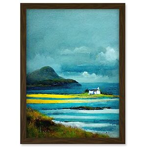 Doppelganger33 LTD Isle Harris White Crofters Cottage Scotland Seascape Artwork Framed A3 Wall Art Print Doppelganger33 LTD Isle Harris White Crofters Cottage Scotland Seascape Artwork Framed A3 Wall Art Print