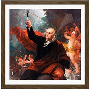 Fine Art Prints West Franklin Drawing Electricity Sky Painting Square Wooden Framed Wall Art Print Picture 16X16 Inch Fine Art Prints West Franklin Drawing Electricity Sky Painting Square Wooden Framed Wall Art Print Picture 16X16 Inch