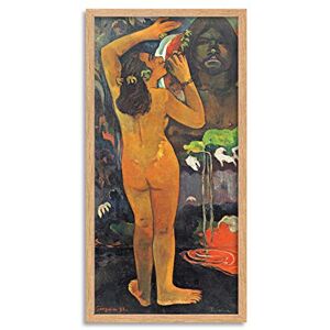 Fine Art Prints Paul Gauguin Hina Tefatou Painting Moon And Earth Long Framed Art Print Wall Poster 25x12 inch Fine Art Prints Paul Gauguin Hina Tefatou Painting Moon And Earth Long Framed Art Print Wall Poster 25x12 inch