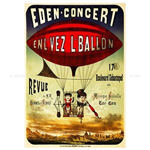 Wee Blue Coo Ad Vintage Levy Eden Concert Circus Balloon Airship Wall Art Print Wee Blue Coo Ad Vintage Levy Eden Concert Circus Balloon Airship Wall Art Print