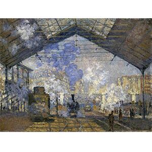 Fine Art Prints Claude Monet The Saint Lazare Station Unframed Wall Art Print Poster Home Decor Premium Fine Art Prints Claude Monet The Saint Lazare Station Unframed Wall Art Print Poster Home Decor Premium