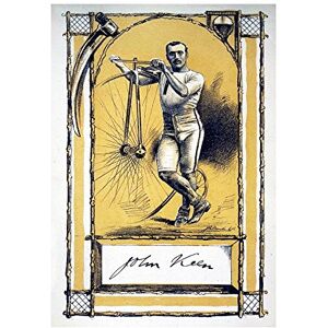 Wee Blue Coo Sport Cycling Penny Farthing Happy Jack John Keen UK Wall Art Print Wee Blue Coo Sport Cycling Penny Farthing Happy Jack John Keen UK Wall Art Print