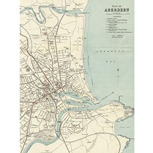 Artery8 Map 1934 Aberdeen City Scotland Plan Chart Large Wall Art Poster Print Thick Paper 18X24 Inch Artery8 Map 1934 Aberdeen City Scotland Plan Chart Large Wall Art Poster Print Thick Paper 18X24 Inch