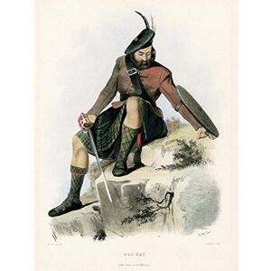 Wee Blue Coo Painting Portrait Highland Clan Scotland Tartan Mackay Art Print Poster Wall Decor 12X16 Inch Wee Blue Coo Painting Portrait Highland Clan Scotland Tartan Mackay Art Print Poster Wall Decor 12X16 Inch