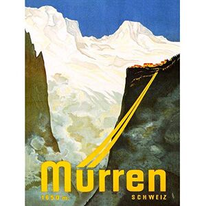 Wee Blue Coo Travel Murren Switzerland Snow Mountain Alpine Resort Ski Art Print Poster Wall Decor 12X16 Inch Wee Blue Coo Travel Murren Switzerland Snow Mountain Alpine Resort Ski Art Print Poster Wall Decor 12X16 Inch