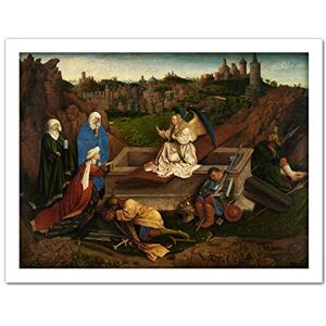 Fine Art Prints Hubert Van Eyck Or Jan Van Eyck Three Marys At Tomb Large Framed Art Print Poster Wall Decor 18x24 Fine Art Prints Hubert Van Eyck Or Jan Van Eyck Three Marys At Tomb Large Framed Art Print Poster Wall Decor 18x24