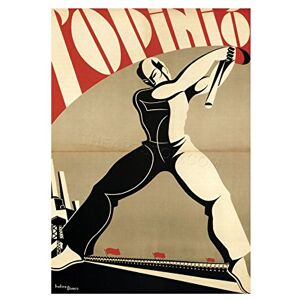 Wee Blue Coo War Communism L'opinio Magazine Spanish Civil Spain Wall Art Print Wee Blue Coo War Communism L'opinio Magazine Spanish Civil Spain Wall Art Print