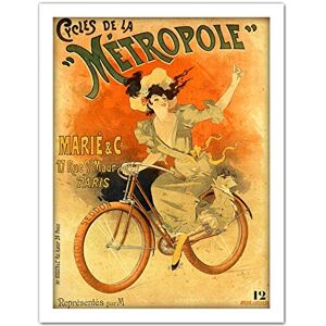 Fine Art Prints Baylac Metropole Cycles French Nouveau Vintage Advert Large Framed Art Print Poster Wall Decor 18x24 in Fine Art Prints Baylac Metropole Cycles French Nouveau Vintage Advert Large Framed Art Print Poster Wall Decor 18x24 in
