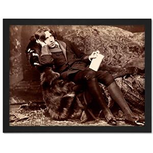Fine Art Prints Sarony Portrait Irish Actor Author Oscar Wilde Photo Artwork Framed Wall Art Print 18X24 Inch Fine Art Prints Sarony Portrait Irish Actor Author Oscar Wilde Photo Artwork Framed Wall Art Print 18X24 Inch
