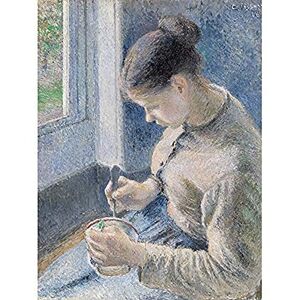 Fine Art Prints Pissarro Young Peasant Having Her Coffee Painting Art Print Canvas Premium Wall Decor Poster Mural Fine Art Prints Pissarro Young Peasant Having Her Coffee Painting Art Print Canvas Premium Wall Decor Poster Mural