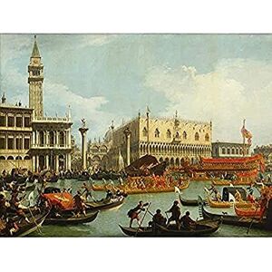 Fine Art Prints Canaletto Bucentaur's Return Venice Italy Painting Art Print Canvas Premium Wall Decor Poster Mural Fine Art Prints Canaletto Bucentaur's Return Venice Italy Painting Art Print Canvas Premium Wall Decor Poster Mural