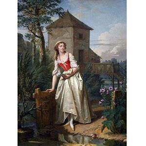 Artery8 Martin Drolling Young Woman In An English Garden Painting Art Print Canvas Premium Wall Decor Poster Mural Artery8 Martin Drolling Young Woman In An English Garden Painting Art Print Canvas Premium Wall Decor Poster Mural