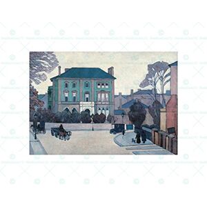 Wee Blue Coo Painting Robert Bevan The Green House St John's Wood Wall Art Print Wee Blue Coo Painting Robert Bevan The Green House St John's Wood Wall Art Print