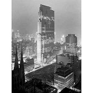 Artery8 Gottscho New York Rockefeller Center Night 1933 Photo Unframed Wall Art Print Poster Home Decor Premium Artery8 Gottscho New York Rockefeller Center Night 1933 Photo Unframed Wall Art Print Poster Home Decor Premium