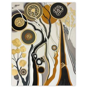 Artery8 Gold Abstract Mandala Tree Wildflowers Forest Living Room Extra Large XL Wall Art Poster Print Artery8 Gold Abstract Mandala Tree Wildflowers Forest Living Room Extra Large XL Wall Art Poster Print