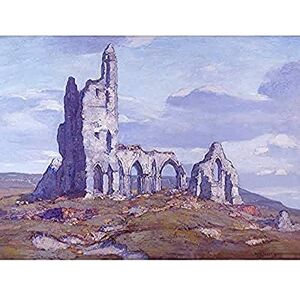 Fine Art Prints Russell Ablain Saint Nazare Church Ruins WWI Painting Art Print Canvas Premium Wall Decor Poster Mural Fine Art Prints Russell Ablain Saint Nazare Church Ruins WWI Painting Art Print Canvas Premium Wall Decor Poster Mural