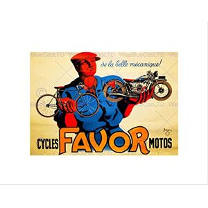 Wee Blue Coo Vintage Advert Transport Motorcycle Favor Motos Wall Art Print Wee Blue Coo Vintage Advert Transport Motorcycle Favor Motos Wall Art Print