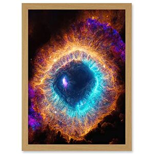 Doppelganger33 LTD The Eye Of God Photorealistic Vibrant Luminescent Space Nebula Artwork Framed Wall Art Print A4 Doppelganger33 LTD The Eye Of God Photorealistic Vibrant Luminescent Space Nebula Artwork Framed Wall Art Print A4