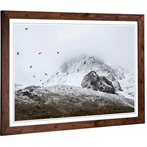 Big Box Art Framed Print of Birds in The Cold Fog Design Wall Art Picture Home Decor for Kitchen, Living, Dining Room, Lounge, Bedroom, Hallway, Office, Walnut, A2 / 24.5x18 Inch / 62x45cm Big Box Art Framed Print of Birds in The Cold Fog Design Wall Art Picture Home Decor for Kitchen, Living, Dining Room, Lounge, Bedroom, Hallway, Office, Walnut, A2 / 24.5x18 Inch / 62x45cm