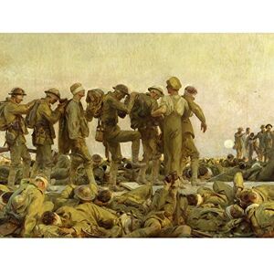 Fine Art Prints Singer Sargent Gassed Soldiers WWI War Painting Large XL Wall Art Canvas Print Fine Art Prints Singer Sargent Gassed Soldiers WWI War Painting Large XL Wall Art Canvas Print