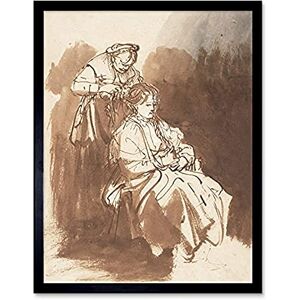 Fine Art Prints Rembrandt A Young Woman Having Her Hair Braided C 1635 Wandkunstdruck, ungerahmt Fine Art Prints Rembrandt A Young Woman Having Her Hair Braided C 1635 Wandkunstdruck, ungerahmt