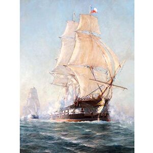 Fine Art Prints Zenteno Departure First National Squad Ship Detail Painting Large Wall Art Poster Print Thick Paper 18X24 Inch Fine Art Prints Zenteno Departure First National Squad Ship Detail Painting Large Wall Art Poster Print Thick Paper 18X24 Inch