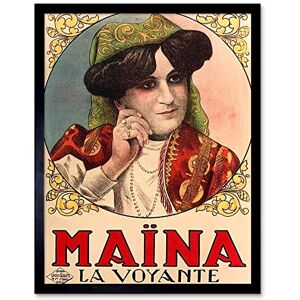 Artery8 Galice 1930 Advert Maina Seer Voyante Monica Friends Art Print Framed Poster Wall Decor 12x16 inch Artery8 Galice 1930 Advert Maina Seer Voyante Monica Friends Art Print Framed Poster Wall Decor 12x16 inch