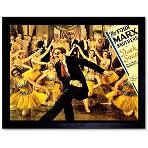 Wee Blue Coo Movie Film Duck Soup Marx Brothers Comedy Musical Groucho USA Art Print Framed Poster Wall Decor 12X16 Inch Wee Blue Coo Movie Film Duck Soup Marx Brothers Comedy Musical Groucho USA Art Print Framed Poster Wall Decor 12X16 Inch