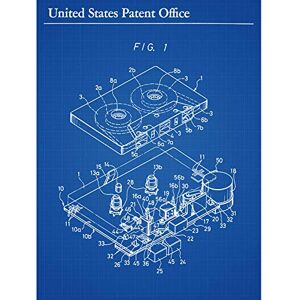 Artery8 Walk Man Cassette Tape Recorder 1989 Details Music Patent Large Wall Art Poster Print Thick Paper 18X24 Inch Artery8 Walk Man Cassette Tape Recorder 1989 Details Music Patent Large Wall Art Poster Print Thick Paper 18X24 Inch