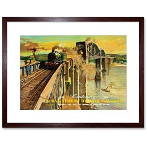 Wee Blue Coo Ad Centenary Brunel Royal Albert Bridge Saltash UK Framed Wall Art Print Wee Blue Coo Ad Centenary Brunel Royal Albert Bridge Saltash UK Framed Wall Art Print