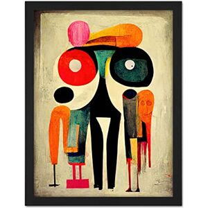 Doppelganger33 LTD Abstract Colourful Pop Art People Artwork Framed Wall Art Print 18X24 Inch Doppelganger33 LTD Abstract Colourful Pop Art People Artwork Framed Wall Art Print 18X24 Inch