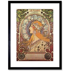 Wee Blue Coo Alphonse Mucha Nouveau Old Master Painting Repro Framed Wall Art Print Wee Blue Coo Alphonse Mucha Nouveau Old Master Painting Repro Framed Wall Art Print
