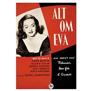Wee Blue Coo Movie Film All About Eve Danish Release Bette Davis Wall Art Print Wee Blue Coo Movie Film All About Eve Danish Release Bette Davis Wall Art Print