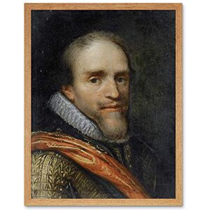 Artery8 Jacob Lyon Portrait Of Maurice Prince Of Orange Art Print Framed Poster Wall Decor 12x16 inch Artery8 Jacob Lyon Portrait Of Maurice Prince Of Orange Art Print Framed Poster Wall Decor 12x16 inch