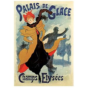 Wee Blue Coo Sport Ad Vintage Ice Palace Skating France Wall Art Print Wee Blue Coo Sport Ad Vintage Ice Palace Skating France Wall Art Print