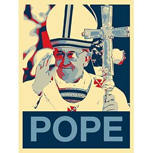 Wee Blue Coo Painting Vatican City Star Pope Francis Jorge Bergoglio Art Print Poster Wall Decor 12X16 Inch Wee Blue Coo Painting Vatican City Star Pope Francis Jorge Bergoglio Art Print Poster Wall Decor 12X16 Inch
