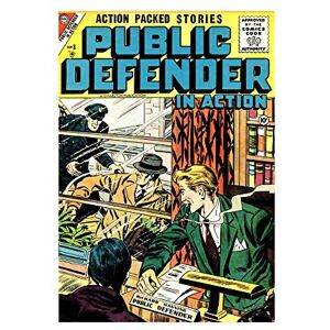 Wee Blue Coo Comic Book Public Defender Action Crime Police Picture Wall Art Print Wee Blue Coo Comic Book Public Defender Action Crime Police Picture Wall Art Print