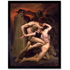 Wee Blue Coo William Adolphe Bouguereau Dante Virgil Hell Old Painting Art Print Framed Poster Wall Decor 12X16 Inch Wee Blue Coo William Adolphe Bouguereau Dante Virgil Hell Old Painting Art Print Framed Poster Wall Decor 12X16 Inch
