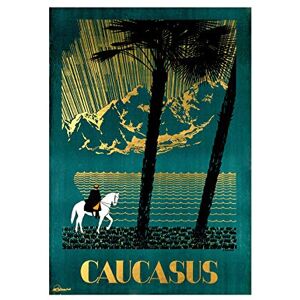 Wee Blue Coo Caucasus Mountains Soviet Union Russia Lake Horse Picture Wall Art Print Wee Blue Coo Caucasus Mountains Soviet Union Russia Lake Horse Picture Wall Art Print