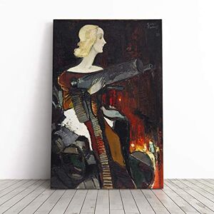 Big Box Art Canvas Print Wall Art Karlis Padegs Madonna with Machine Gun Mounted & Stretched Box Frame Picture Home Decor for Kitchen, Living Room, Bedroom, Hallway, Multi-Colour, 30x20 Inch Big Box Art Canvas Print Wall Art Karlis Padegs Madonna with Machine Gun Mounted & Stretched Box Frame Picture Home Decor for Kitchen, Living Room, Bedroom, Hallway, Multi-Colour, 30x20 Inch