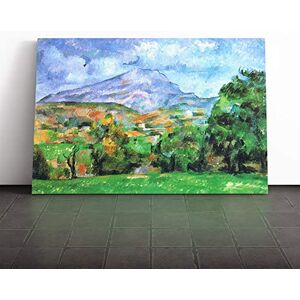 Big Box Art Canvas Print Wall Art Paul Cezanne Montagne Sainte Victoire (6) Mounted & Stretched Box Frame Picture Home Decor for Kitchen, Living Room, Bedroom, Hallway, Multi-Colour, 30x20 Inch Big Box Art Canvas Print Wall Art Paul Cezanne Montagne Sainte Victoire (6) Mounted & Stretched Box Frame Picture Home Decor for Kitchen, Living Room, Bedroom, Hallway, Multi-Colour, 30x20 Inch