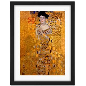 Wee Blue Coo Klimt Portrait Adele Bloch Bauer Artwork Framed Wall Art Print 18X24 Inch Wee Blue Coo Klimt Portrait Adele Bloch Bauer Artwork Framed Wall Art Print 18X24 Inch