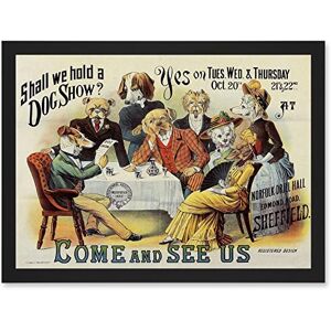 Wee Blue Coo Advert Dog Show Pet Funny Cool Sheffield Vintage UK Artwork Framed Wall Art Print A4 Wee Blue Coo Advert Dog Show Pet Funny Cool Sheffield Vintage UK Artwork Framed Wall Art Print A4