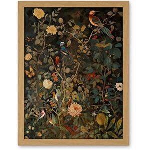 Artery8 Audubon Style Birds in Spring Flower Field Modern Artwork Framed Wall Art Print 18X24 Inch Artery8 Audubon Style Birds in Spring Flower Field Modern Artwork Framed Wall Art Print 18X24 Inch