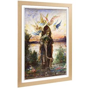 Big Box Art Framed Print of Gustave Moreau The Sacred Elephant Design Wall Art Picture Home Decor for Kitchen, Living Room, Bedroom, Hallway, Oak, A2 / 24.5x18 Inch / 62x45cm Big Box Art Framed Print of Gustave Moreau The Sacred Elephant Design Wall Art Picture Home Decor for Kitchen, Living Room, Bedroom, Hallway, Oak, A2 / 24.5x18 Inch / 62x45cm